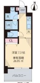 ソルジェンテ中野 406 間取り図