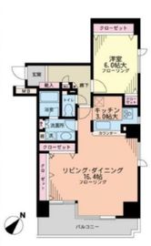 朝日ラ・パリオ世田谷公園 5階 間取り図