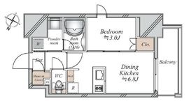 コンフォリア板橋区役所前 202 間取り図