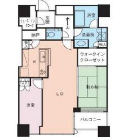 プラウドタワー千代田富士見 31階 間取り図