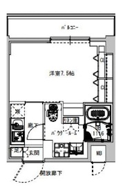 S-RESIDENCE木場fluspark (エスレジデンス木場フルスパーク) 303 間取り図