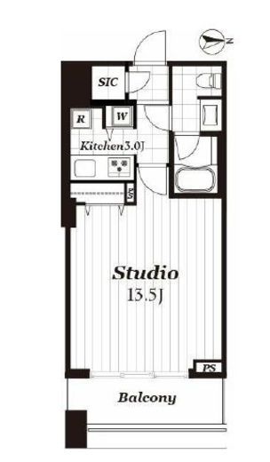 コンシェリア西新宿タワーズウエスト 11階 間取り図