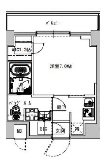 S-RESIDENCE木場fluspark (エスレジデンス木場フルスパーク) 504 間取り図