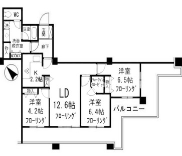 晴海ビュータワー（晴海アイランドトリトンスクエアビュータワー） 8階 間取り図