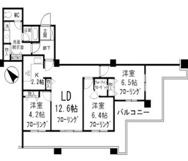 晴海ビュータワー（晴海アイランドトリトンスクエアビュータワー） 8階 間取り図