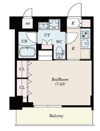 S-RESIDENCE木場fluspark (エスレジデンス木場フルスパーク) 803 間取り図
