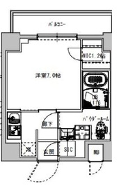 S-RESIDENCE木場fluspark (エスレジデンス木場フルスパーク) 901 間取り図