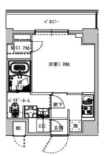 S-RESIDENCE木場fluspark (エスレジデンス木場フルスパーク) 902 間取り図