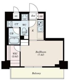 S-RESIDENCE木場fluspark (エスレジデンス木場フルスパーク) 905 間取り図
