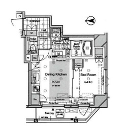 ドゥーエ三田 502 間取り図