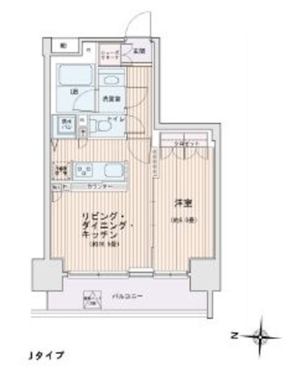エスティメゾン錦糸町2 908 間取り図