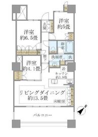 ブリリア有明スカイタワー 17階 間取り図