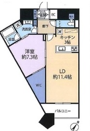 勝どきザ・タワー 44階 間取り図