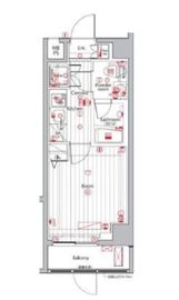 プレミアムキューブ広尾 101 間取り図