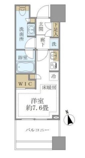 白金ザ・スカイ 10階 間取り図