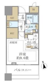 白金ザ・スカイ 6階 間取り図