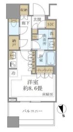白金ザ・スカイ 4階 間取り図