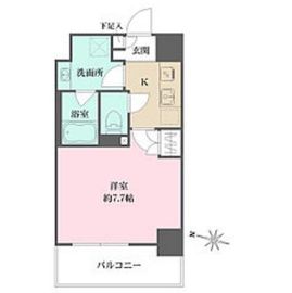 プライムアーバン菊川 502 間取り図