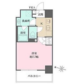 プライムアーバン菊川 402 間取り図