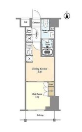 アジュールテラス東陽町 403 間取り図