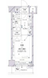 パレステュディオ新宿パークサイド 12階 間取り図