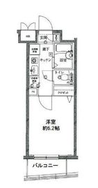 リクレイシア西麻布 2-102 間取り図