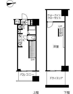 ヴィーダ・スカイコート品川 1階 間取り図