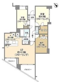 アルス洗足 1階 間取り図