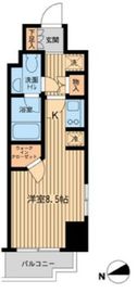 ファインアドレス新御徒町 1104 間取り図