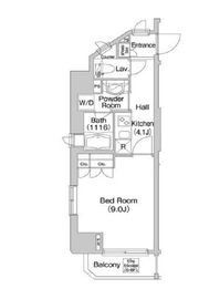 コンフォリア市谷柳町 701 間取り図