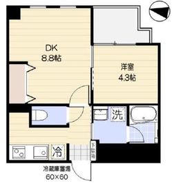 ムジーク北参道 703 間取り図
