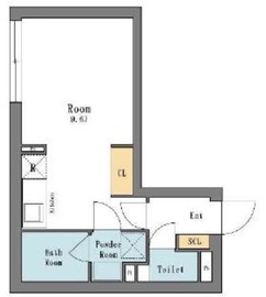 LEGALAND西新宿ANNEX (リーガランド西新宿アネックス) 204 間取り図