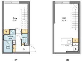 LEGALAND西新宿ANNEX (リーガランド西新宿アネックス) 402 間取り図