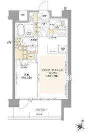 コムレジ赤羽 806 間取り図