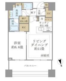 白金ザ・スカイ 26階 間取り図