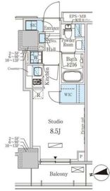 パークアクシス赤塚 302 間取り図