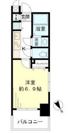 レジデンシア麻布十番 701 間取り図