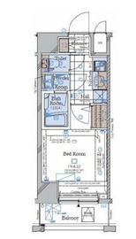 コンシェリア南麻布 ＜ＴＯＫＹＯ ＰＲＥＭＩＵＭ＞ 9階 間取り図