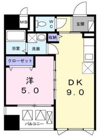 グランヒルズ西新宿 803 間取り図