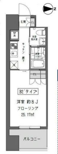 ガーデン蒲田 715 間取り図
