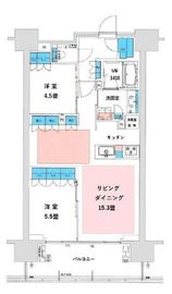 パークホームズ初台ザレジデンス 5階 間取り図