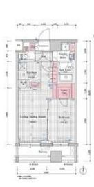プレール・ドゥーク蔵前 504 間取り図
