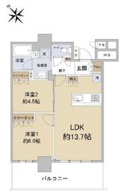 ブリリア有明シティタワー 29階 間取り図