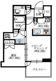 ブランズタワー芝浦 11階 間取り図