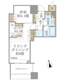 白金ザ・スカイ 8階 間取り図