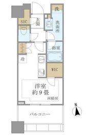 白金ザ・スカイ 14階 間取り図