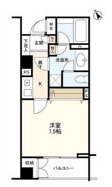 東急ドエルアルス渋谷八幡坂 2階 間取り図