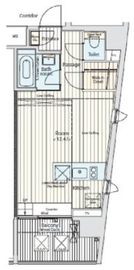 イプセ学芸大学 308 間取り図