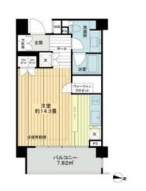 イクサージュ目黒 3階 間取り図