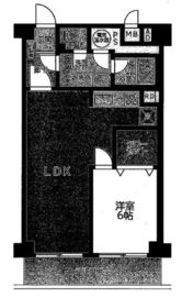 メガロン大井町 1階 間取り図